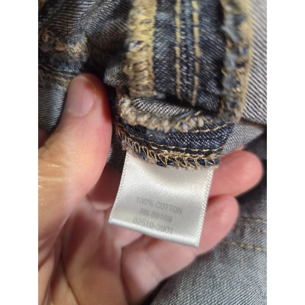 Christopher & Banks Womens Wide Leg Roll Tab Convertible‎ Denim Jeans Size 10